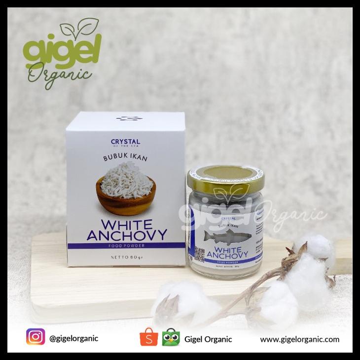 

[READY STOCK] CRYSTAL OF THE SEA WHITE ANCHOVY POWDER 80GR BUBUK IKAN TERI NASI