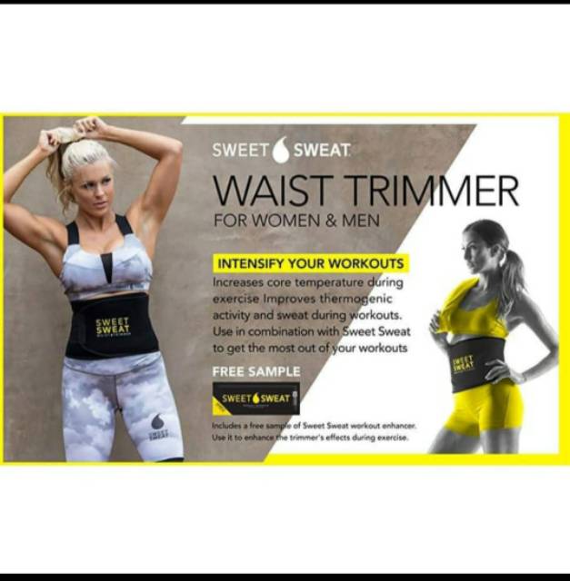 Sweet Sweat Waist Trimmer Belt Shopee Indonesia