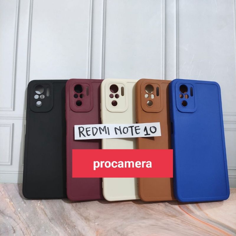 Case Silicon TPU Procamera Xiaomi Redmi 10 Case macaron pelindung Camera