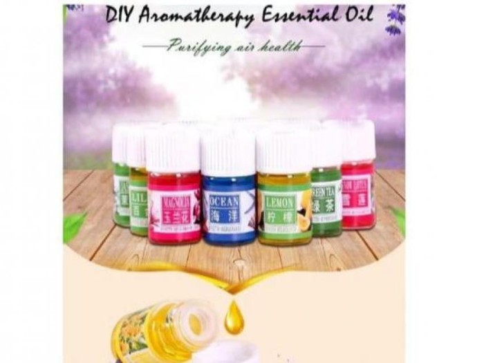 Set Spa Pure Aroma Essential Oil Fragrance Aromatherapy isi 12 Pcs 3ml