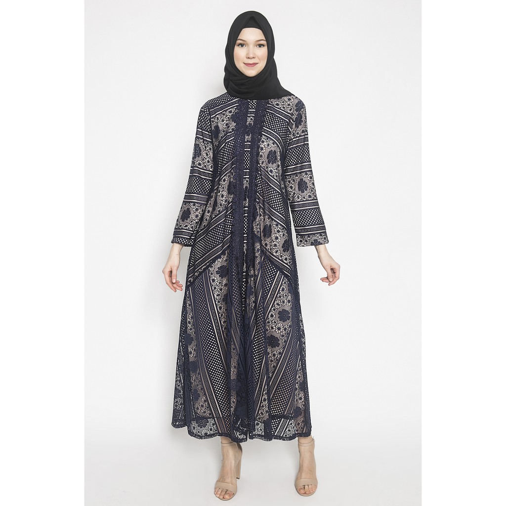 Kasa Heritage - Femi Long Dress Gamis Wanita | Panel Collection