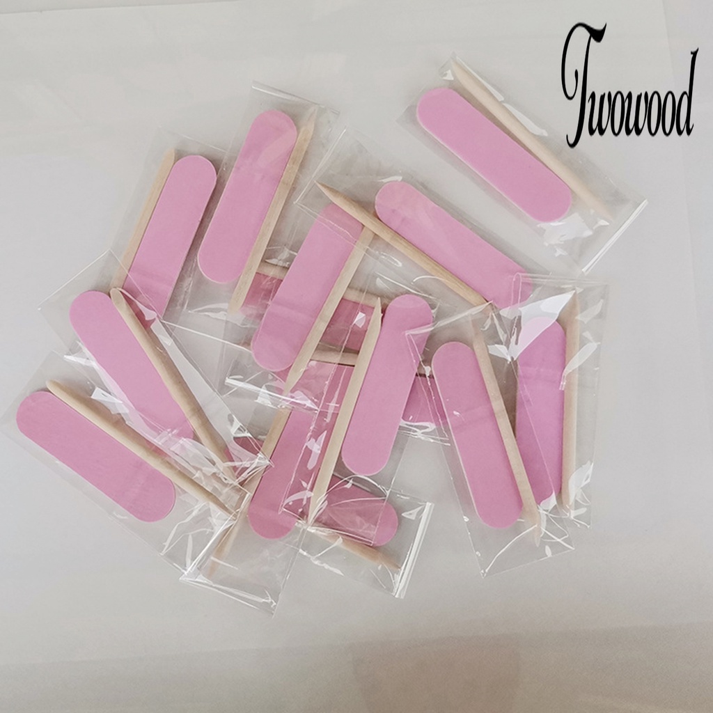 50 Pcs / Set Strip Pengamplasan Kuku Sekali Pakai Untuk Hotel