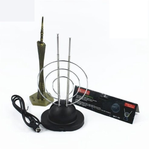 Antena TV Indoor VHF &amp; UHF Anten TARIK  TV Dalam Ruang (Lingkar 2 Antena) Murah