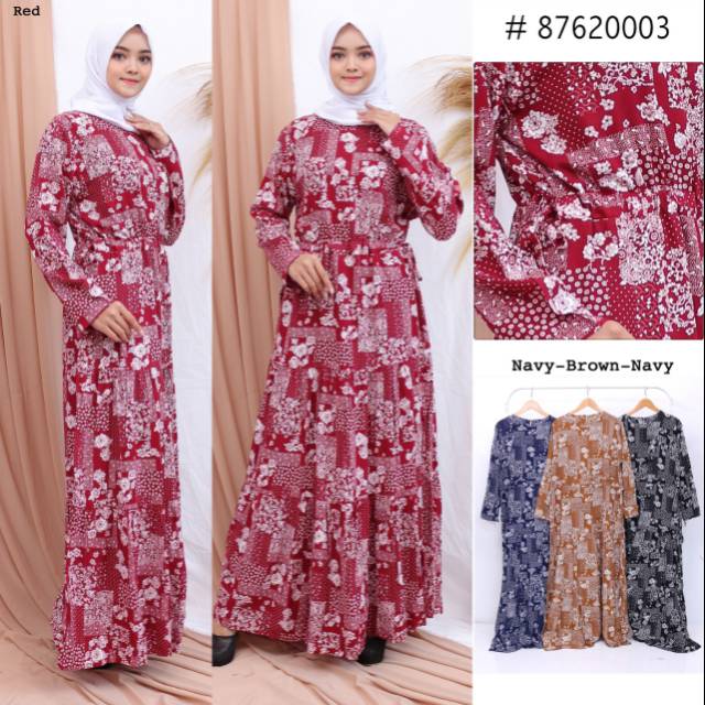 Gamis Bunga / Floral Jumbo XXL