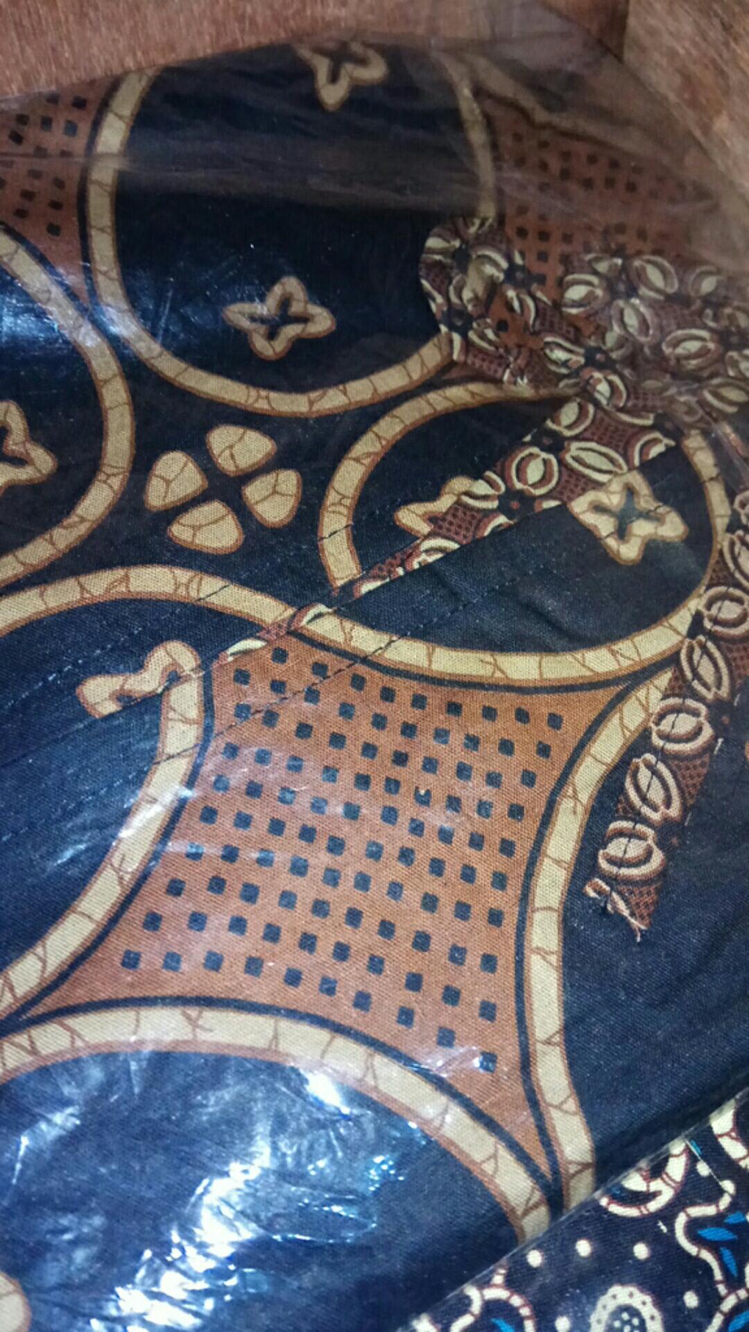 Toyobo Maura Cople - Sania Rufle Batik Cople Jazy Gamis Syari - Gamis Kerah Jazz Motif Polos Kuning