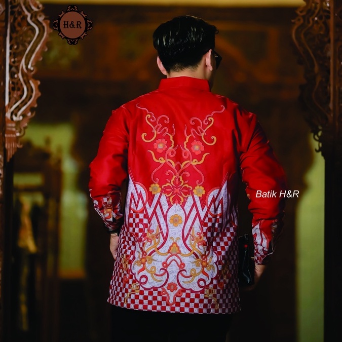 Baju Batik Pria Lengan Panjang Kemeja Batik Pria Batik Premium Kemeja Cowok Batik modern Baju Pria