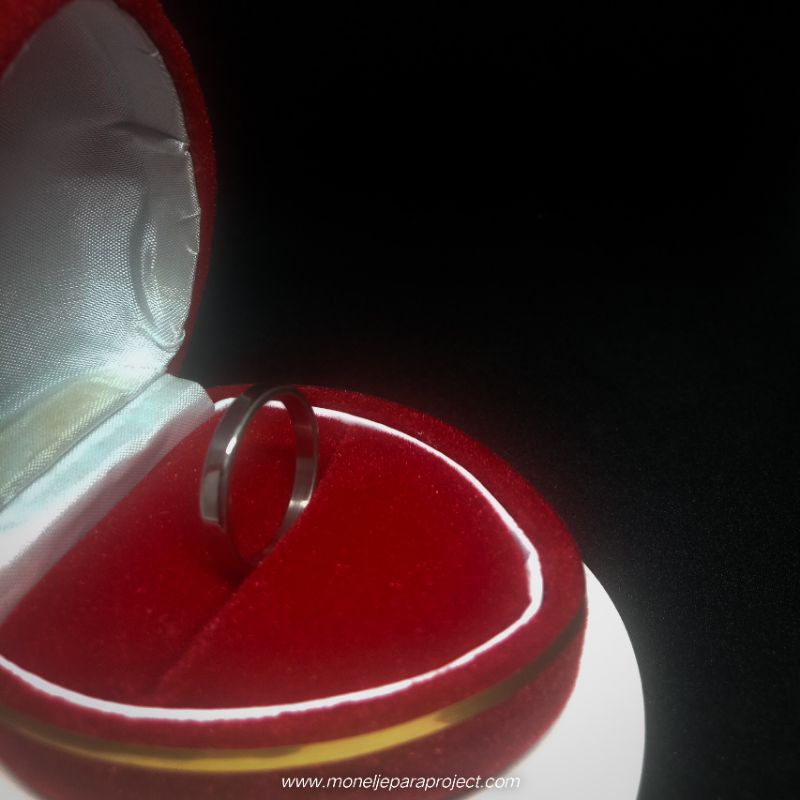 Cincin Gold/Silver Datar (Elegan)