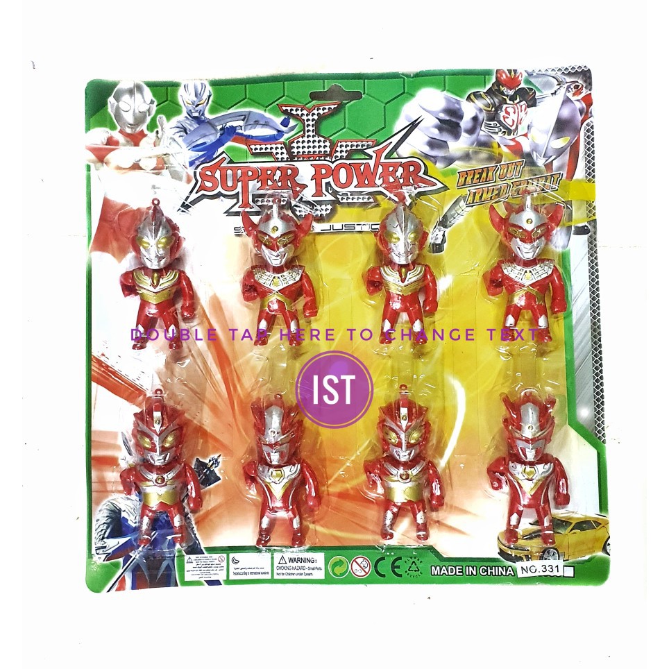 MWn Mainan Cowok Ultramen Mini 8 pcs No.331