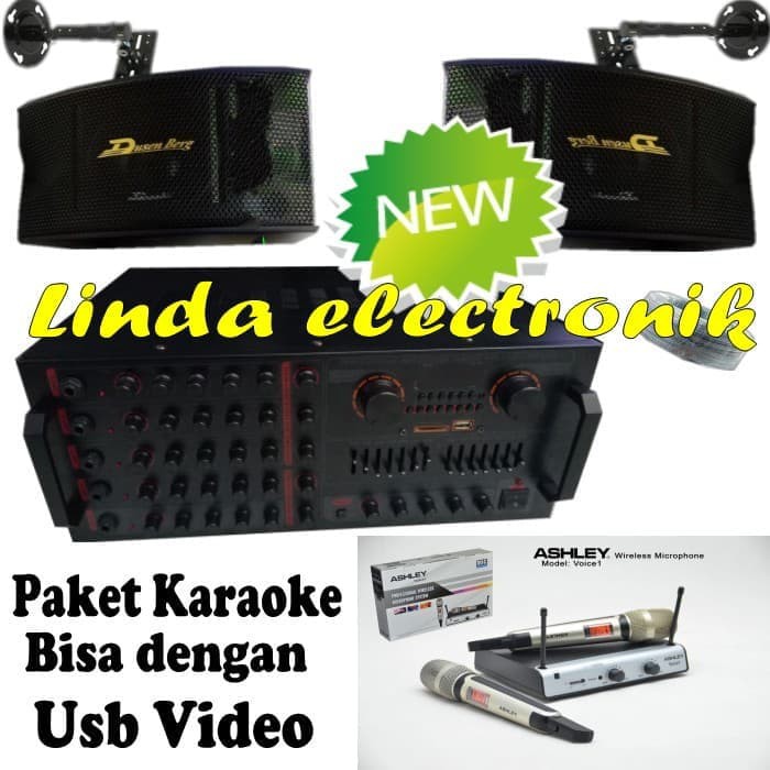 Paket Karaoke lad Ld 170mp5 Bisa Dengan Usb Video Dusenberg 10inch