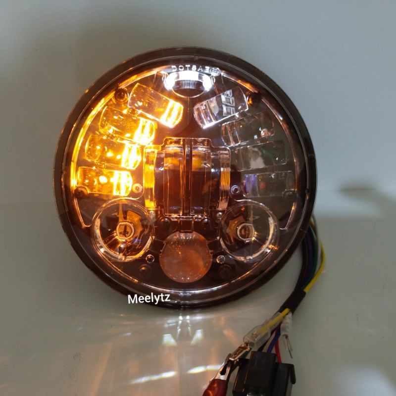 Lampu LED Daymaker predator 5.75 inch 16 mata LED waterproof