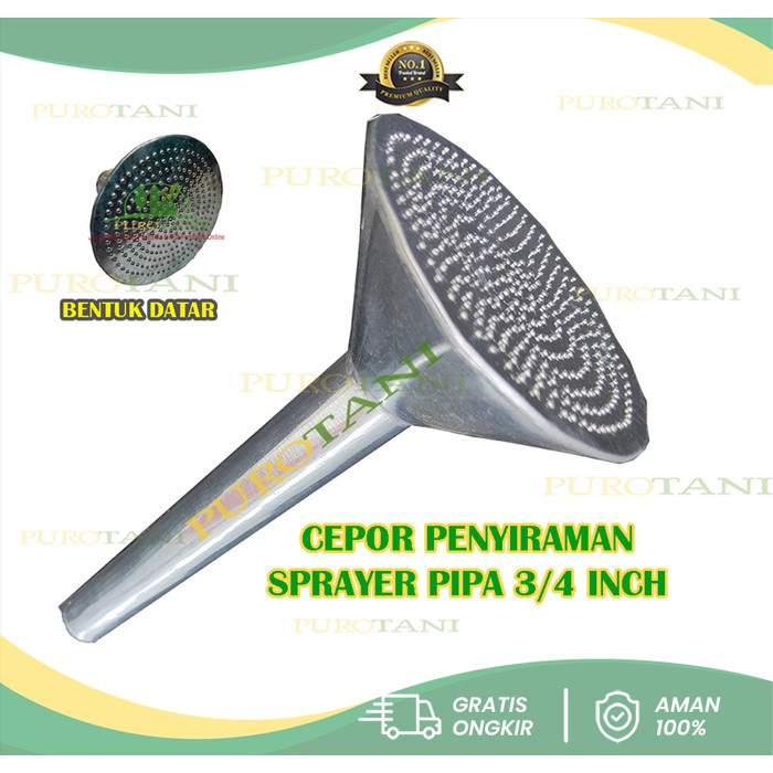 Cepor gembor lubang halus ukuran 1 inchi -3/4 inchi Cepor Penyiraman Sprayer 3-4 Inchi