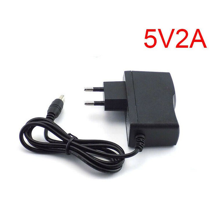 Power Supply DC Adapter Adaptor 5V 2A Input 220V EU Plug CCTV Pompa Mini Celup