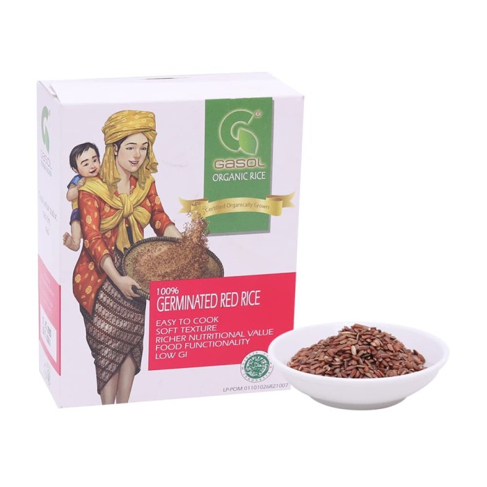 

gr011ttr Gasol Organik Beras Merah 300Gr / Makanan Bayi Sv012Ss