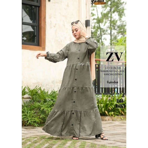 Ready GAMIS Polos  RAYON SUPER Zv Fashion