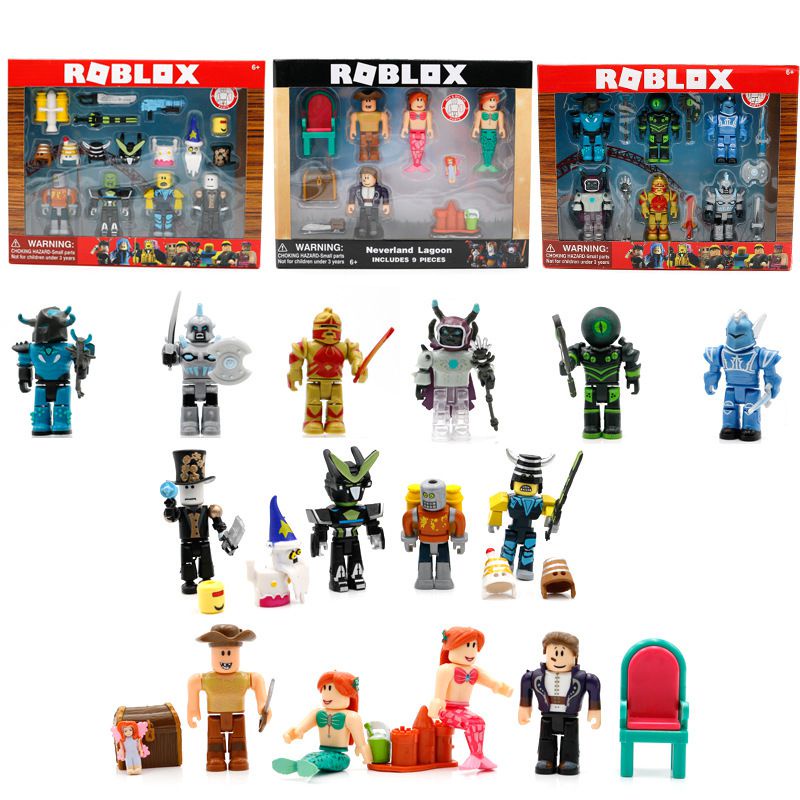 Game Roblox Karakter Blok Bangunan Aksesori Roblox Action Figure Mainan Hadiah Anak Koleksi