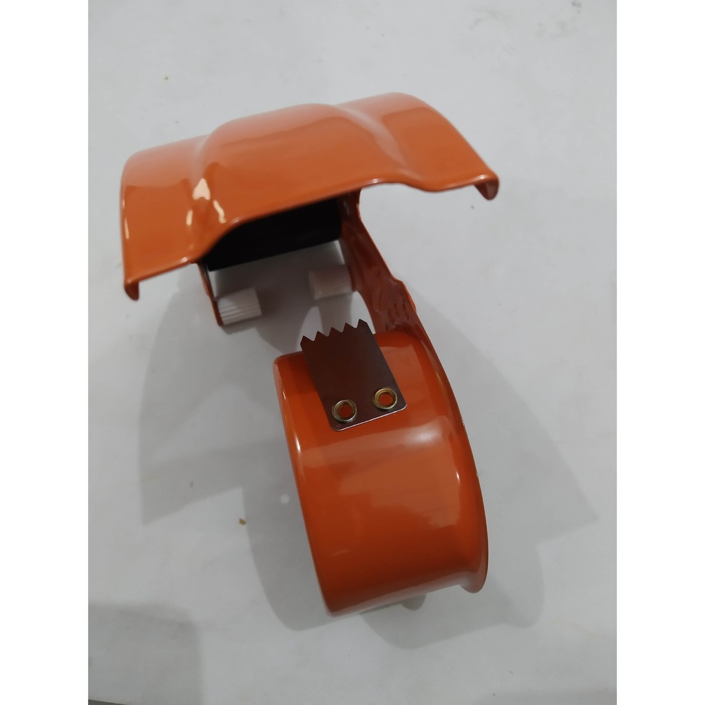 TAPE CUTTER KATER DISPENSER PEMOTONG LAKBAN ISOLASI BESI dramashop