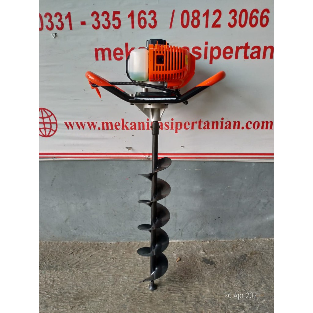 Alat Mesin Bor Tanah Biopori Tanam Kopi Pohon Sengon Jabon Jati Mata Bor 15 cm SAAM Earth Auger