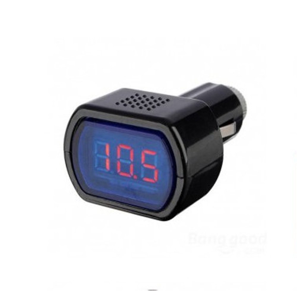TERLARIS Volt Meter/ Pengukur Tegangan Aki Mobil Digital