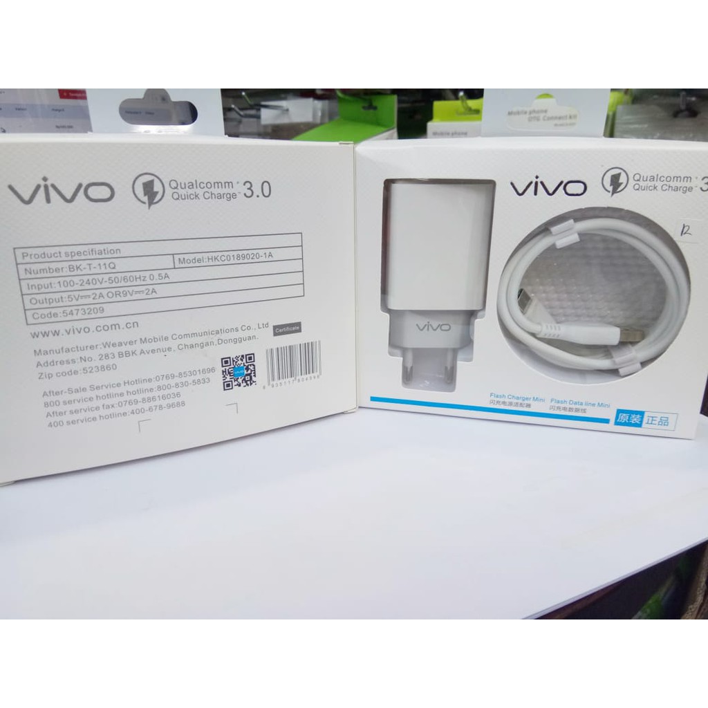 Charger Type-C VIVO Qualcomm 3.0 Quick Charge