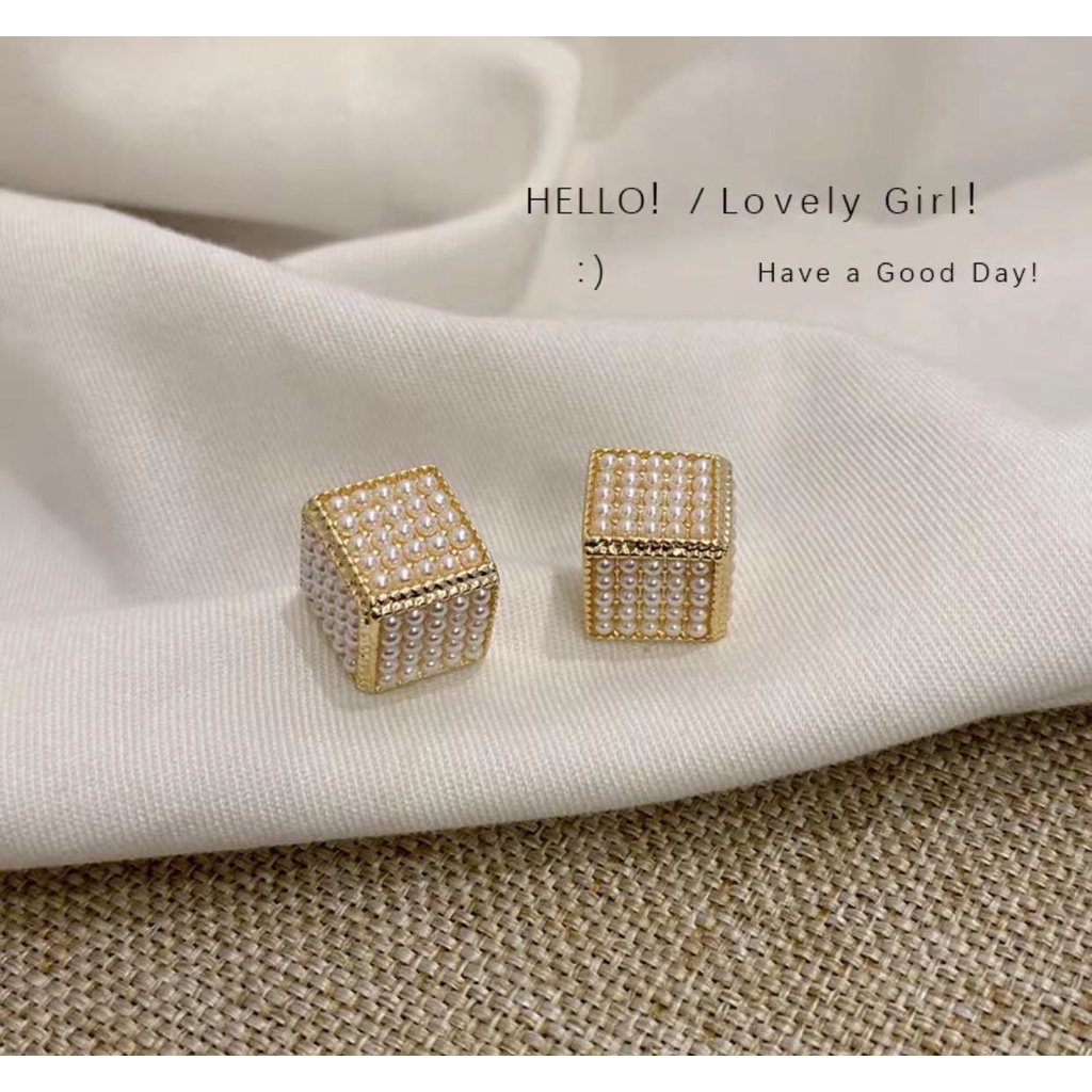 Anting fashion korea premium quality model dadu A004