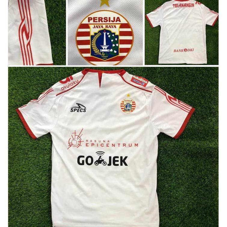 baju jersey persija away putih  baru 2018-2019 grade ori -gallspt