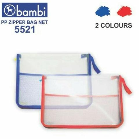 

Office & Stationery | Document Organizer | Zipper Bag Jaring Bambi | Best Seller