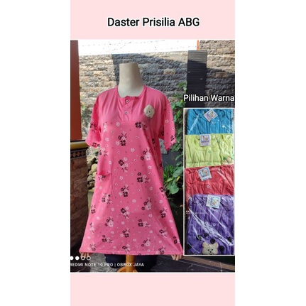 Daster Prisilia ABG/Daster Kain Kaos/ Daster Baby Doll
