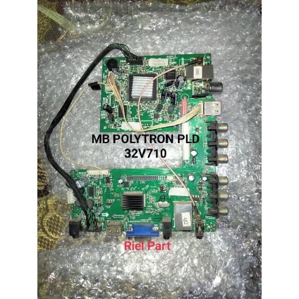 MB MAINBOARD MODULE MOTHERBOARD MESIN TV LED POLYTRON PLD32V710 PLD 32V710 PLD32V700 32V700
