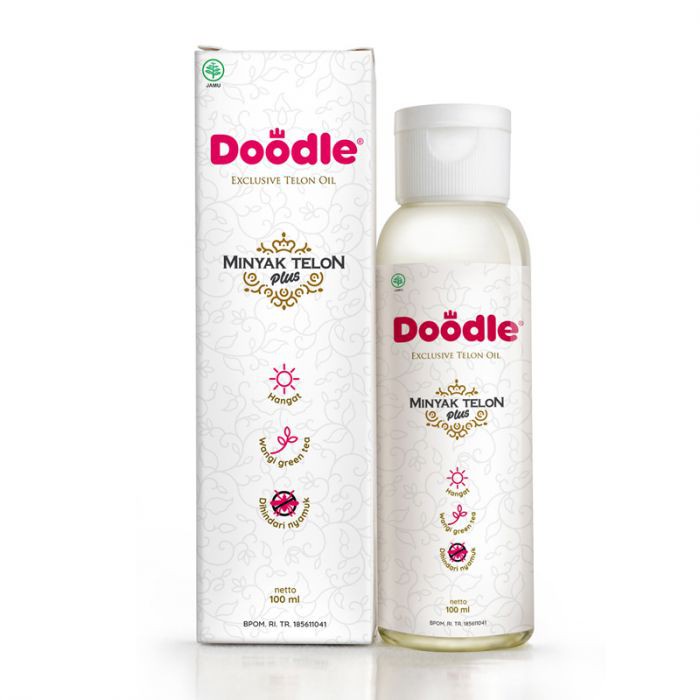 DOODLE Minyak Telon Bayi dan Anak / Doodle Green Tea 100ml / BANDUNG