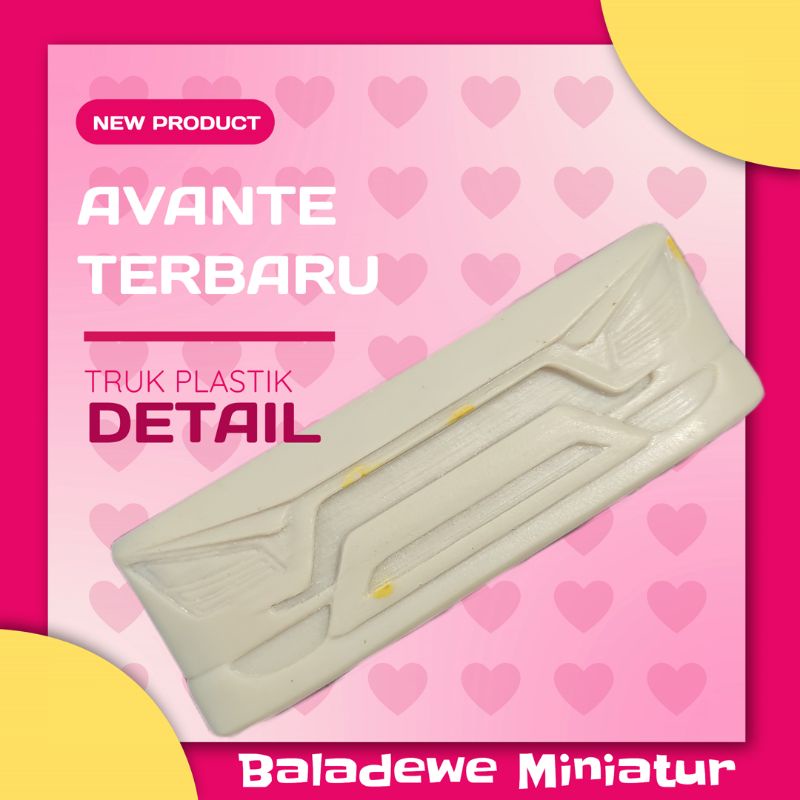 Skala Truk Plastik BEMPER NEW Avante Detail Bagus