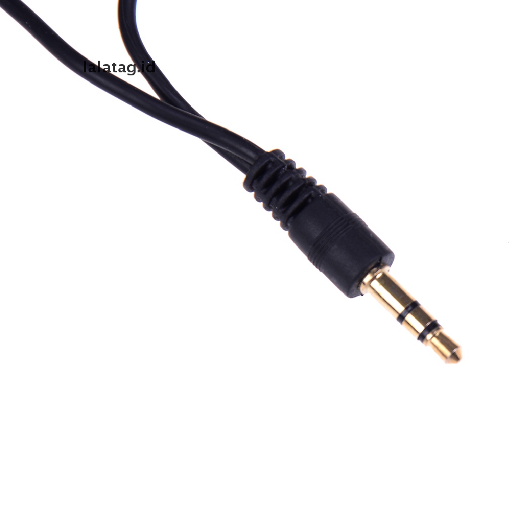 (Flyag) 1pc adapter splitter jack audio stereo 3.5mm male Ke 2 female Untuk headphone