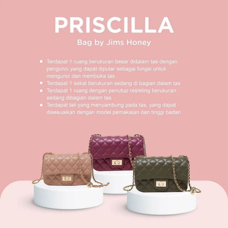 PRISCILLA BAG JIMSHONEY TAS SELEMPANG WANITA