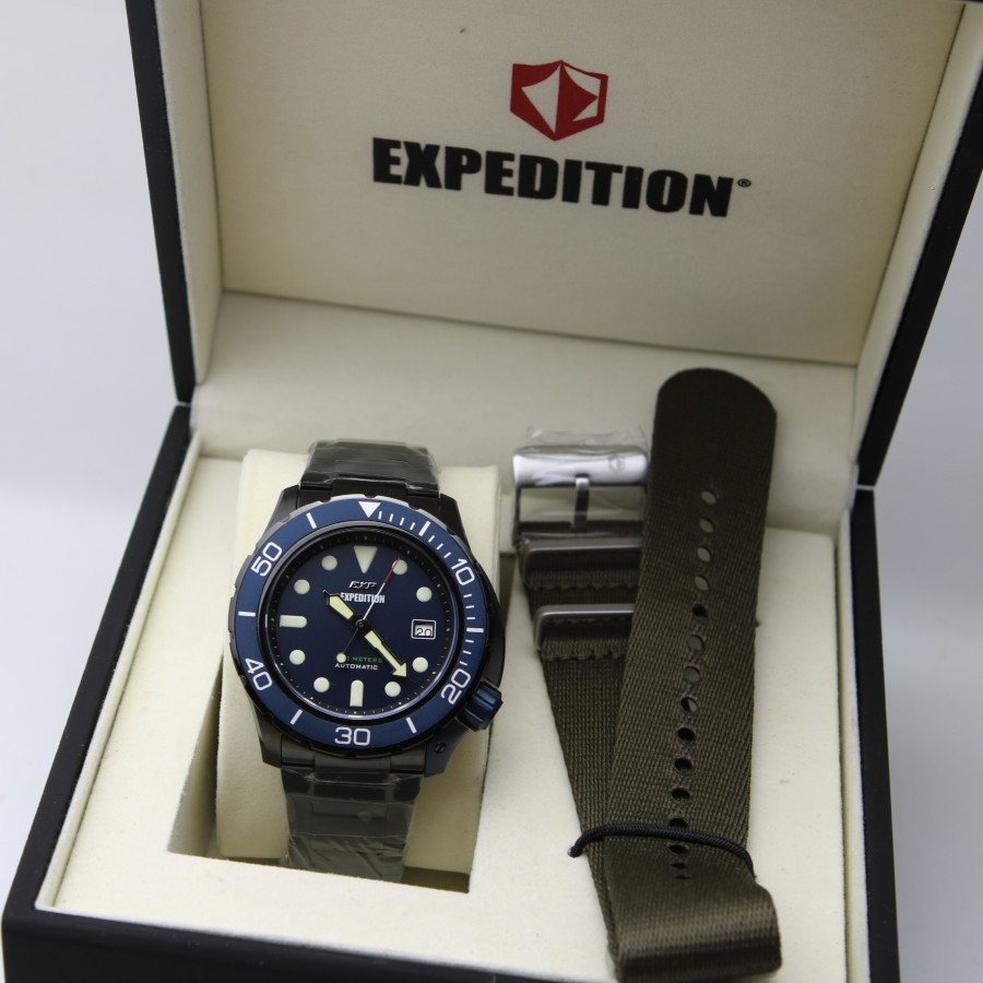 ORIGINAL Jam Tangan Pria Expedition Automatic E 6809 / E6809 / 6809 Garansi Resmi 1 Tahun.