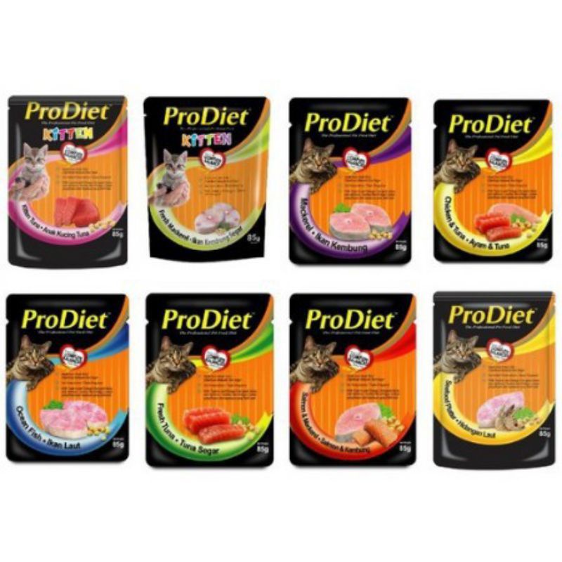 Prodiet Pouch 85Gram Wetfood Catfood