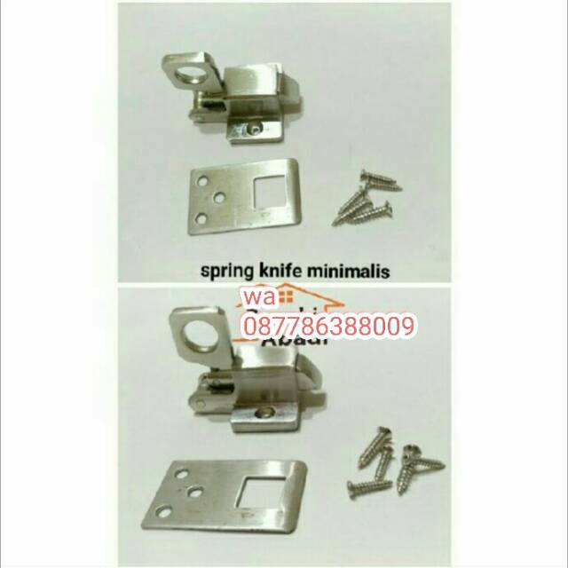 SK BNZ / Spring Knife Minimalis BNZ / Slot Jendela