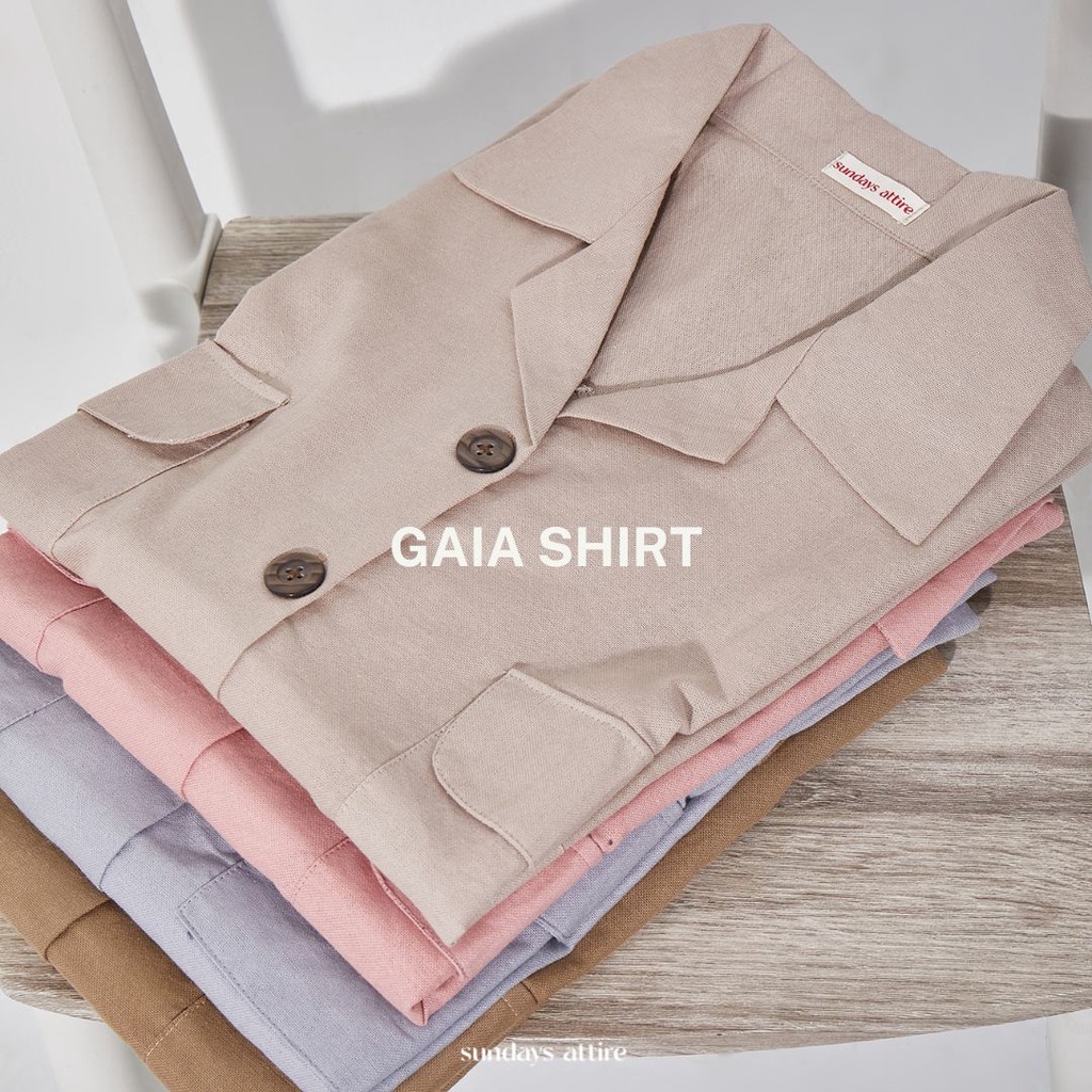 GAIA LINEN SHIRT WITH POCKET