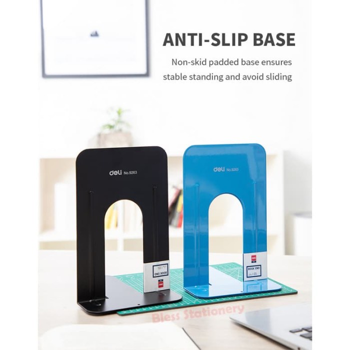 

Gaya Deli Book End / Penahan Buku - Metal Book End 228Mm - Hitam (E9263) Hot Sale