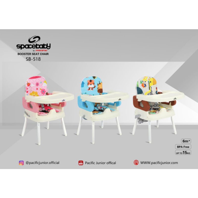 space baby booster seat chair sb 518 kursi makan kado bayi