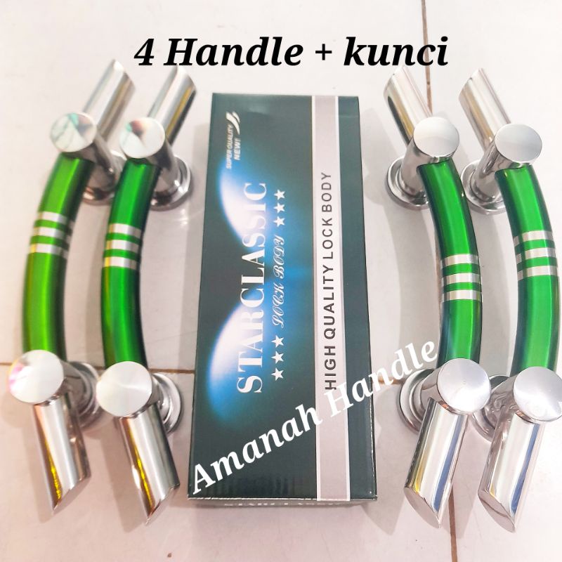 FULLSET 60cm Handle pintu Rumah 60cm Lengkung / Gagang pintu rumah stainless Ada 5 warna