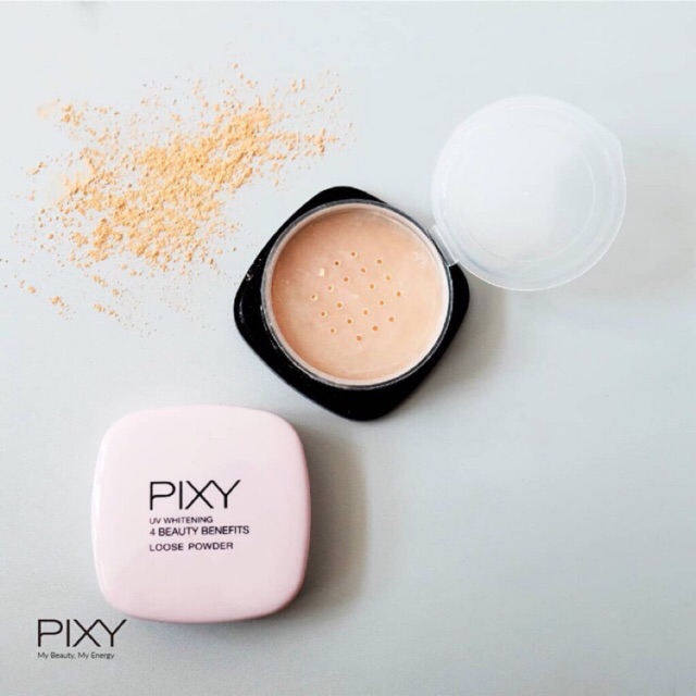 Pixy UV Whitening 4 Beauty Benefits Loose Powder Bedak Tabur 12gr