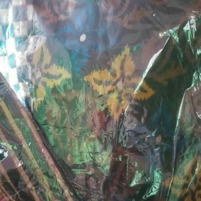 Batik Tunik Shibori Jumputan Terbaru All Size 106cm / Hrb026 Yelbor Navbor / Biru Putih / Original..
