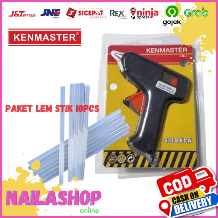 Terbatas Alat Lem Tembak Kecil Dan Isi Refill Tembakan Lem Glue Gun Bagus