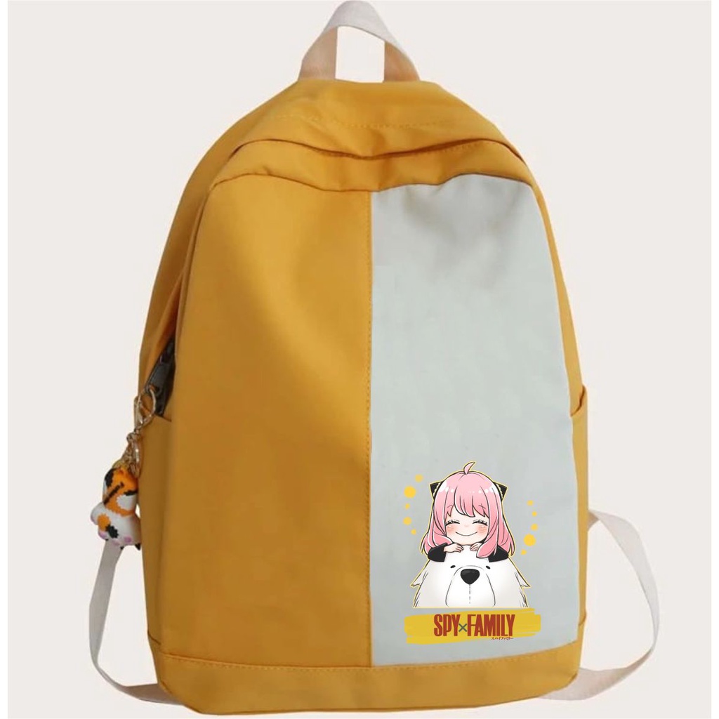 PVJ Tas SPY x Family Ransel Sekolah Anime Anya Forger Backpack School Premium Design