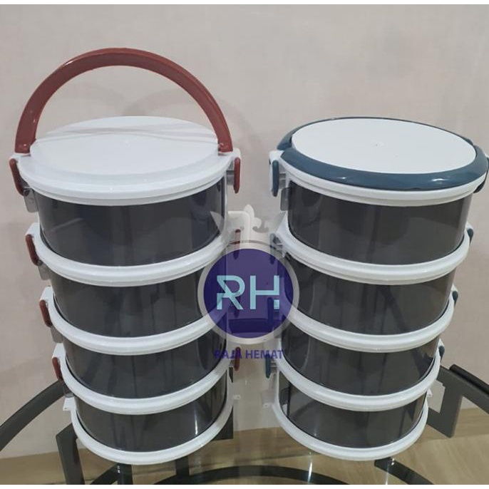 tudung saji rantang 4 susun elco- food storage 4 susun serbaguna