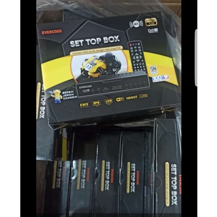SET TOP BOX TV DIGITAL DVB -T2 EVERCROSS STB MAX STANDAR