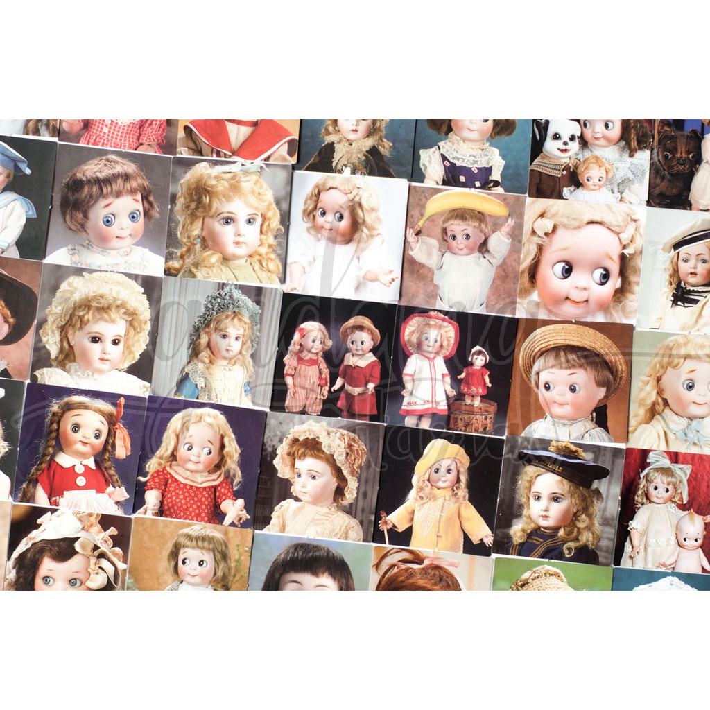 Stiker Scary Doll Sticker Unik DIY Scrapbook Boneka Lucu GH 303428