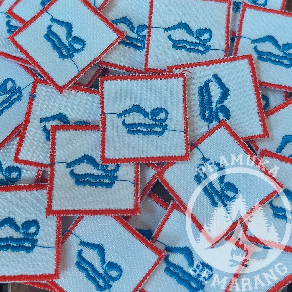 Tkk Penggalang Madya Pramuka Perenang Berenang Bordir