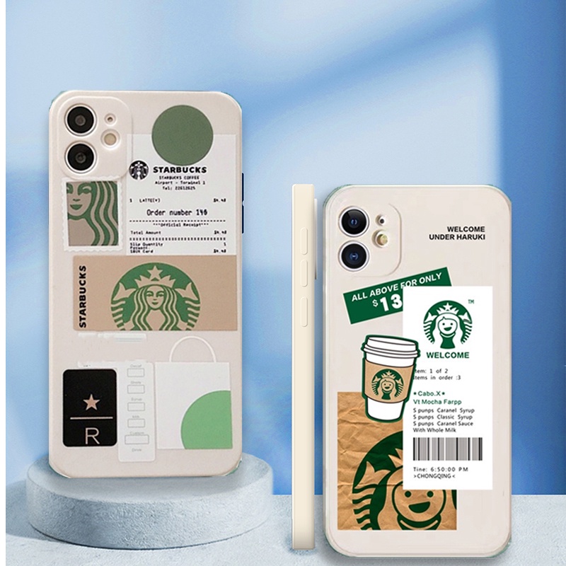 Fashion Casing Realme 8I 8 Pro C12 C15 C11 C3 7i 6i 6 5 5i 5s 6s Narzo 20 Pro Narzo 30A INS Starbucks Soft Tpu Case