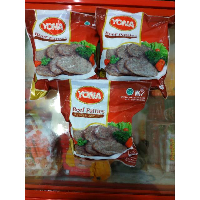 

BEEF PATTIES/DAGING SAPI PETIS YONA ISI 10/DAGINGNYA BERASA