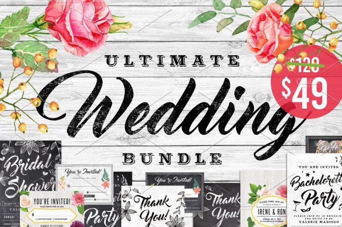 Massive Chalk Wedding Bundle 60 Off - Photoshop